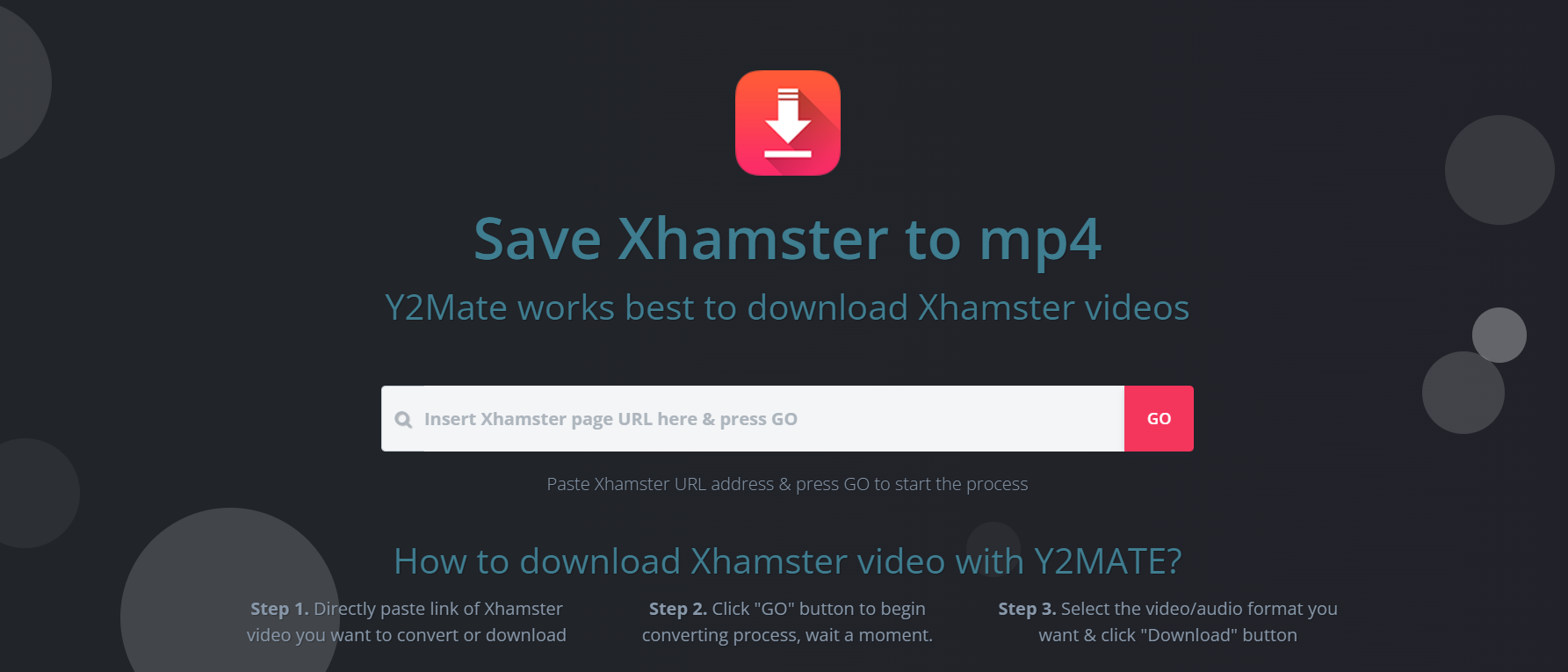Free Online Xhamster Online Downloader-y2mate
