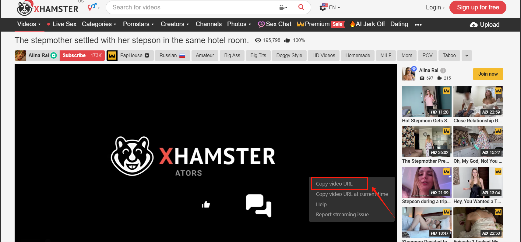 How to use Xhamster Online Downloader to Download Video-Step 1