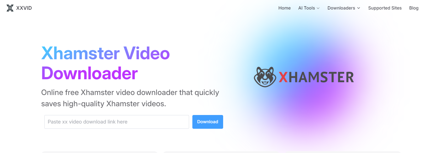 How to use Xhamster Online Downloader to Download Video-Step 2