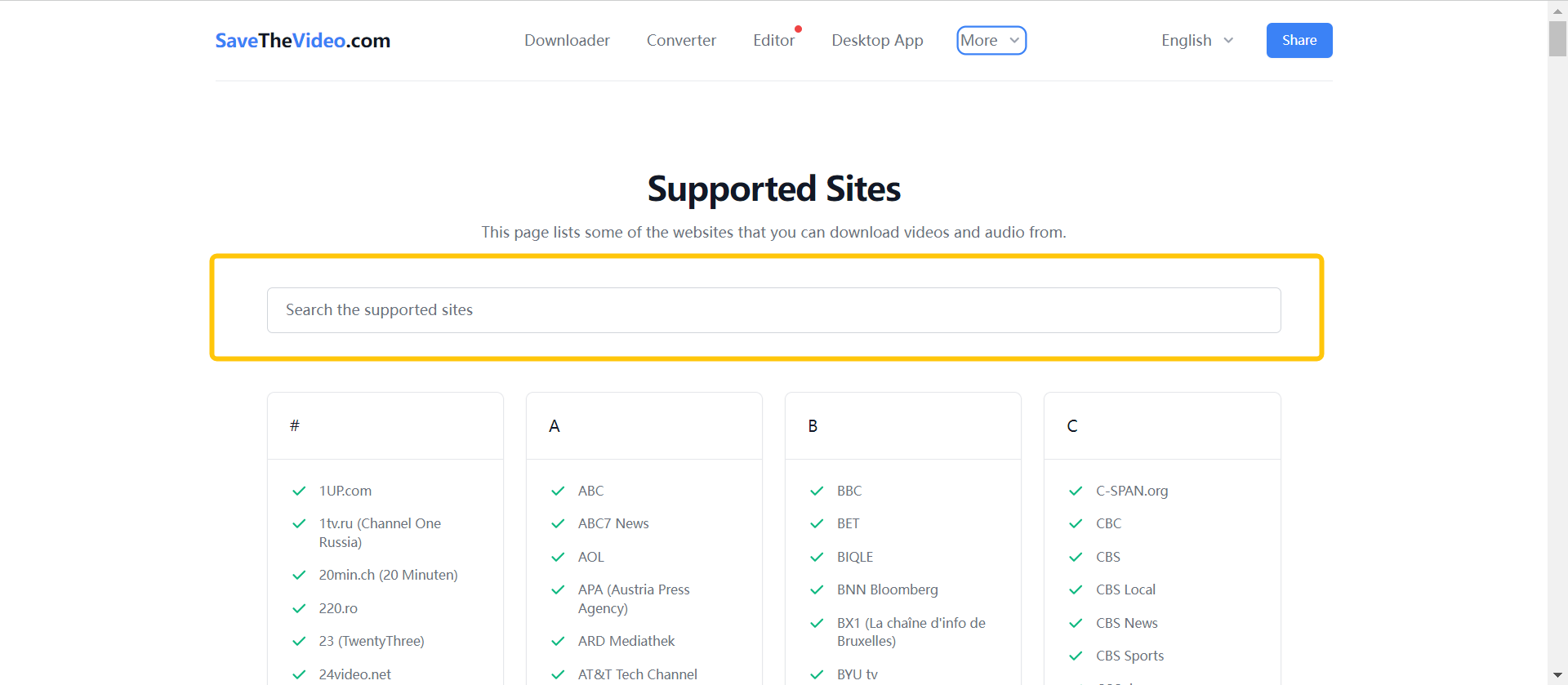 SaveTheVideo's download erothots features