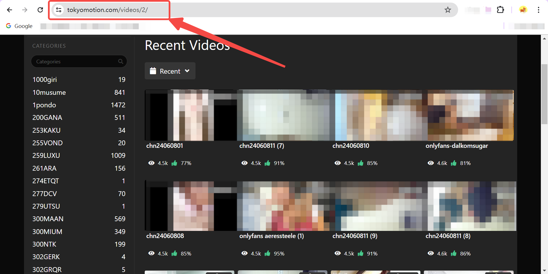 copy tokyomotion video url