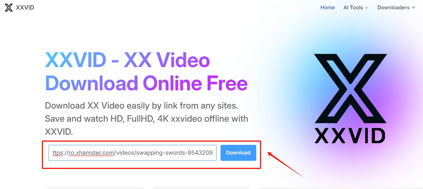 XHamster Bağlantısını XXVID’e Yapıştırın